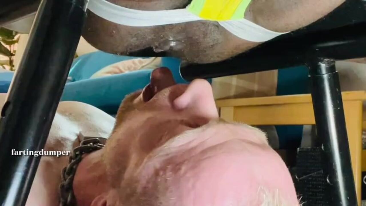 Kinky black boy worships the toilet with his scat and his human side