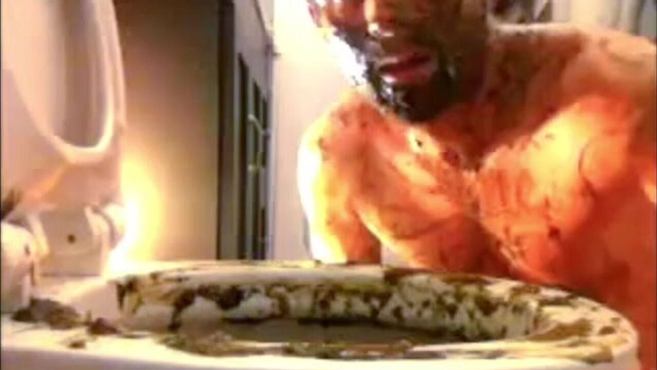 Get ready for a wild ride as this filthy piggy gets a thorough cleaning from the toilet