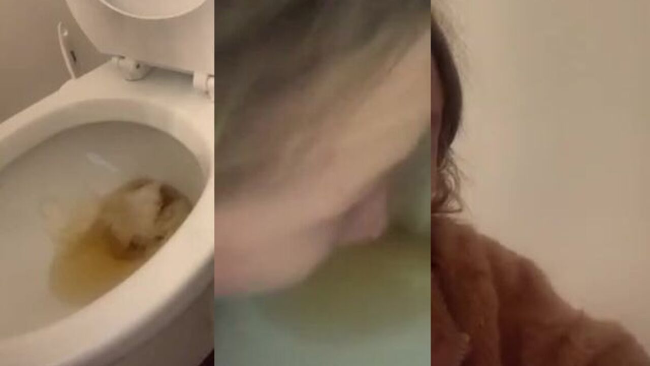 Humiliating public scat porn: Poets blackmailed to do filthy things in public