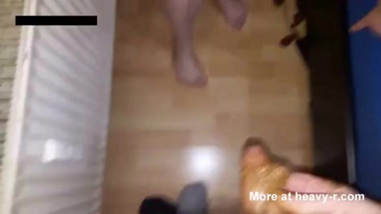 Watch this BBW slurp scat and swallow a sloppy load