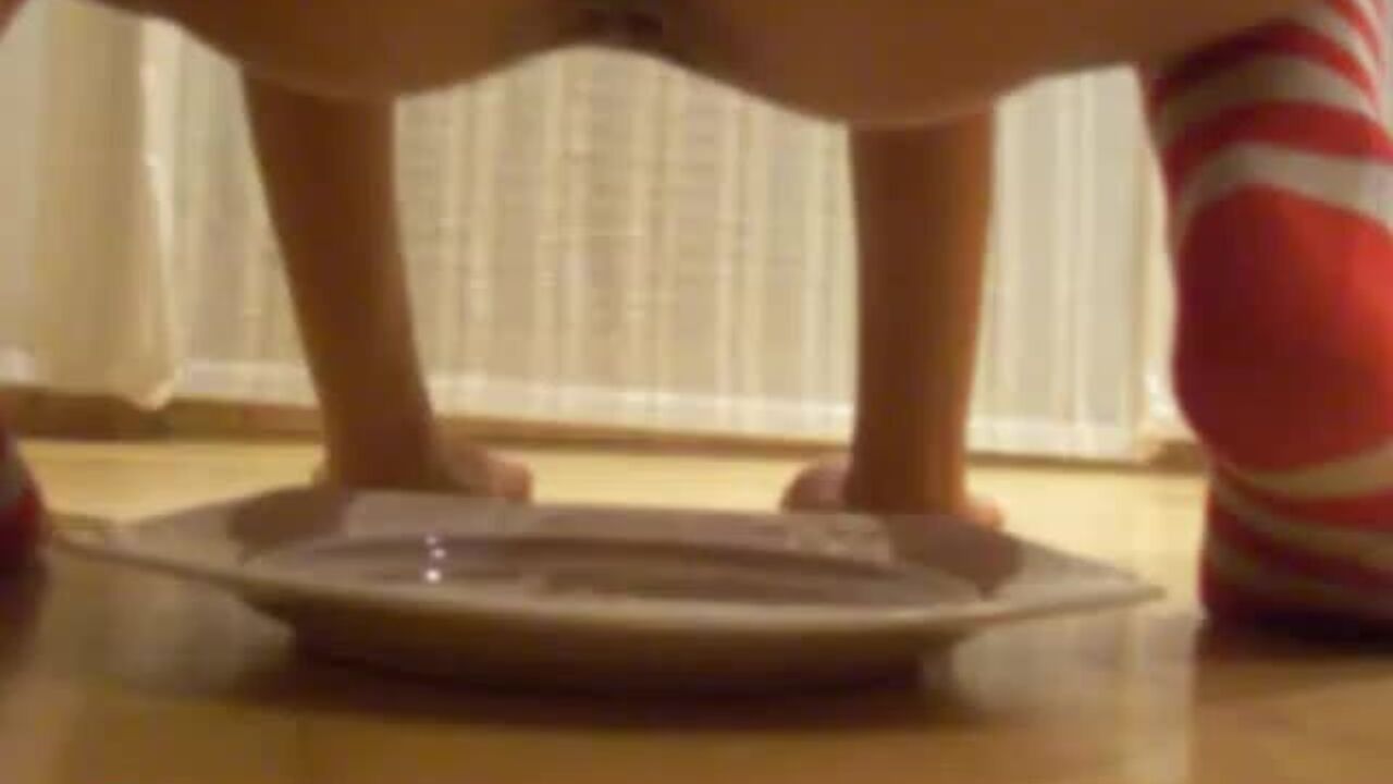 Watch this dirty video of a scat pornstar getting her mouth and pussy filled with human excrement