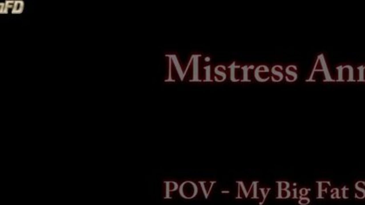 Watch My Big Fat Shitting Shower - POV with Mistress Anna