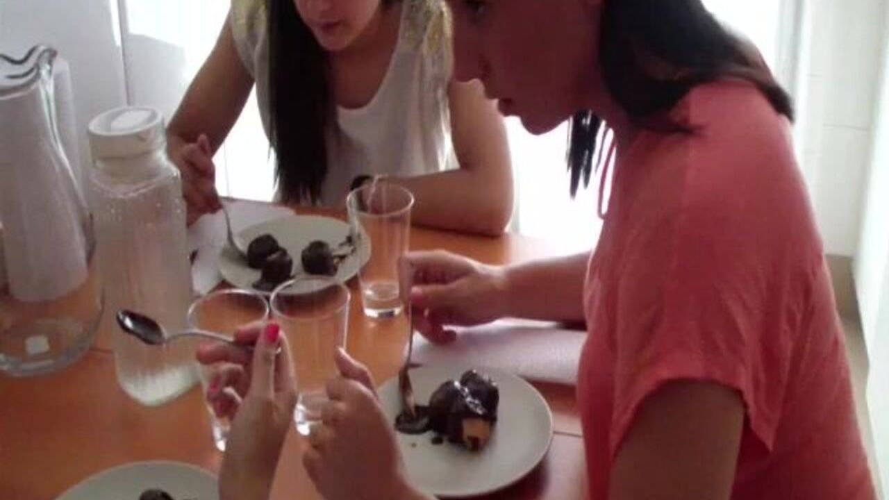 Get up close and personal with these filthy scat sluts in this scat porn video