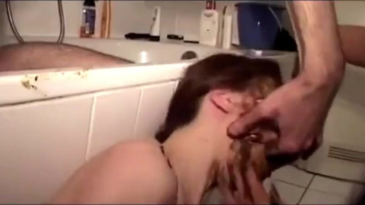 Mature slut gets humiliated and scat porn to suck a dick