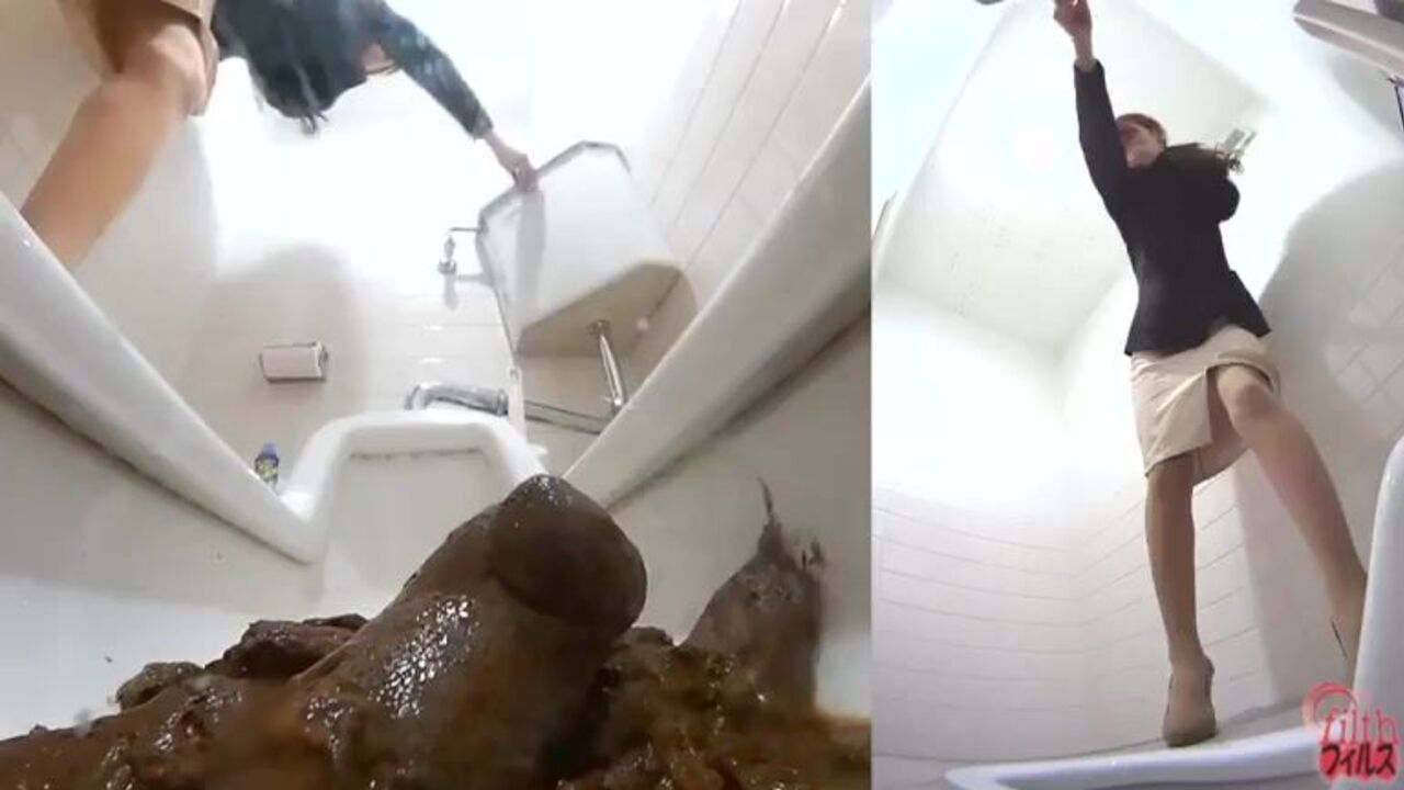 Watch as this kinky slut gets her scat filled with power and sprayed with jizz