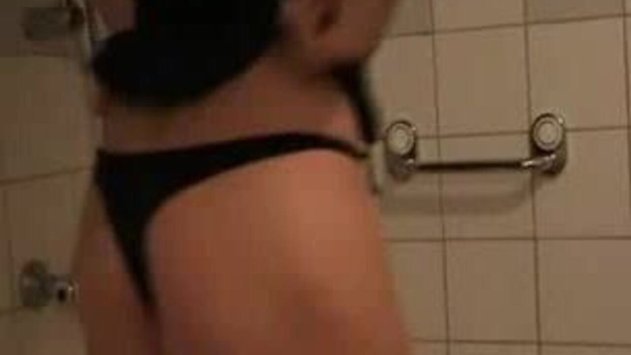 Get up close and personal with a scatty slave in a pooped-up movie