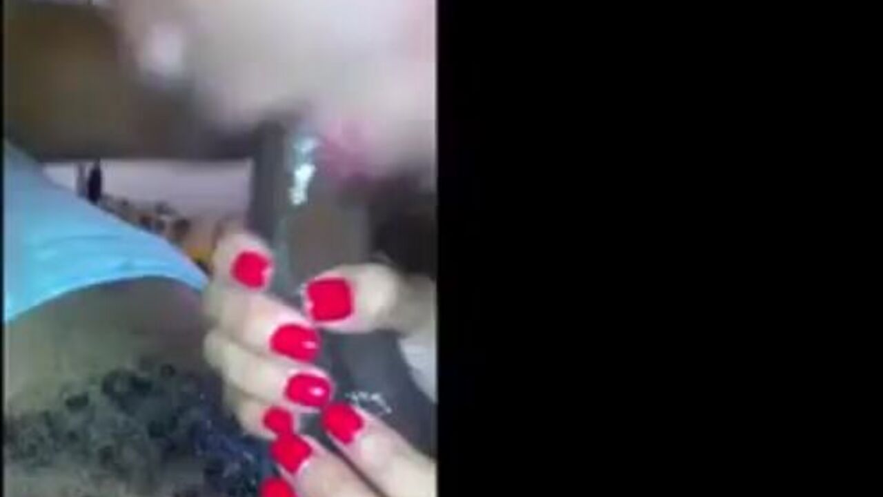 Watch this amateur Asian slut suck and deepthroat a huge black cock in POV