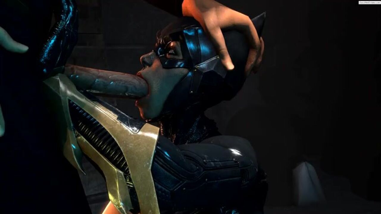 Watch as gurochanop goes all out on a braindead catwoman with his Steel cock