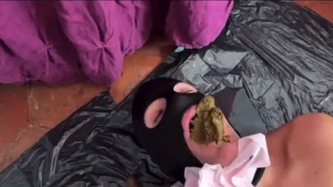 Two guys go at it in this scat-feeding frenzy!