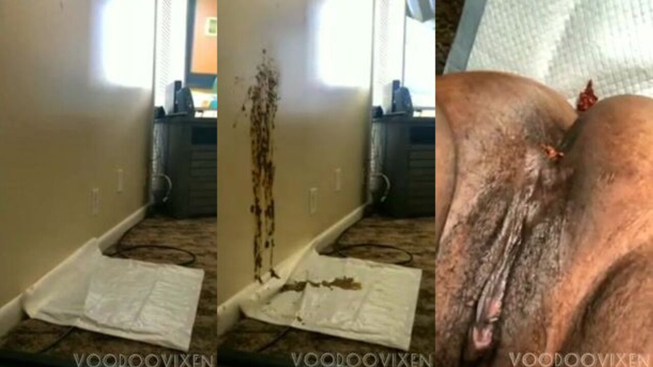 Get up close and personal with a filthy scat fetish video featuring a slutty scat slave