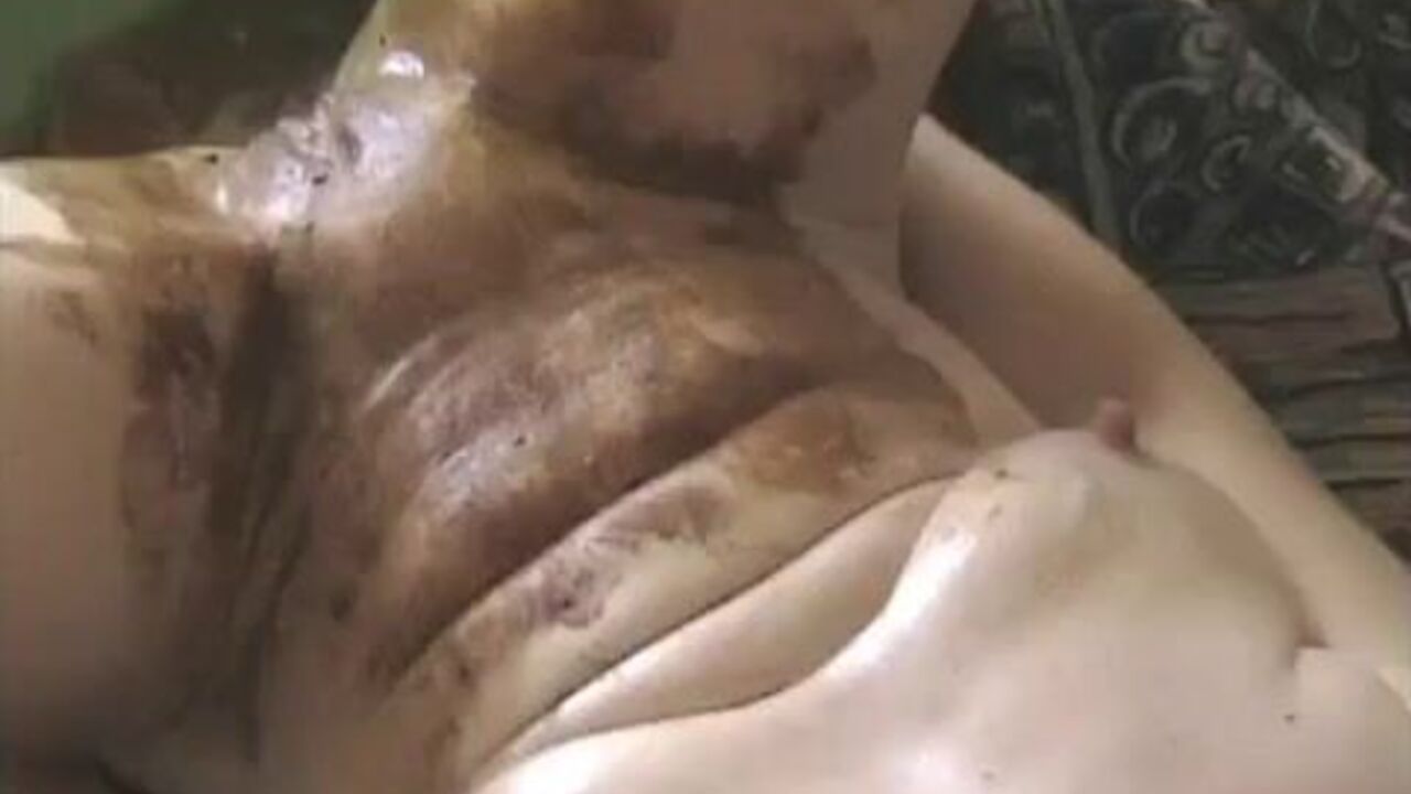 Watch this filthy granny get her scat wet and wild in a new video