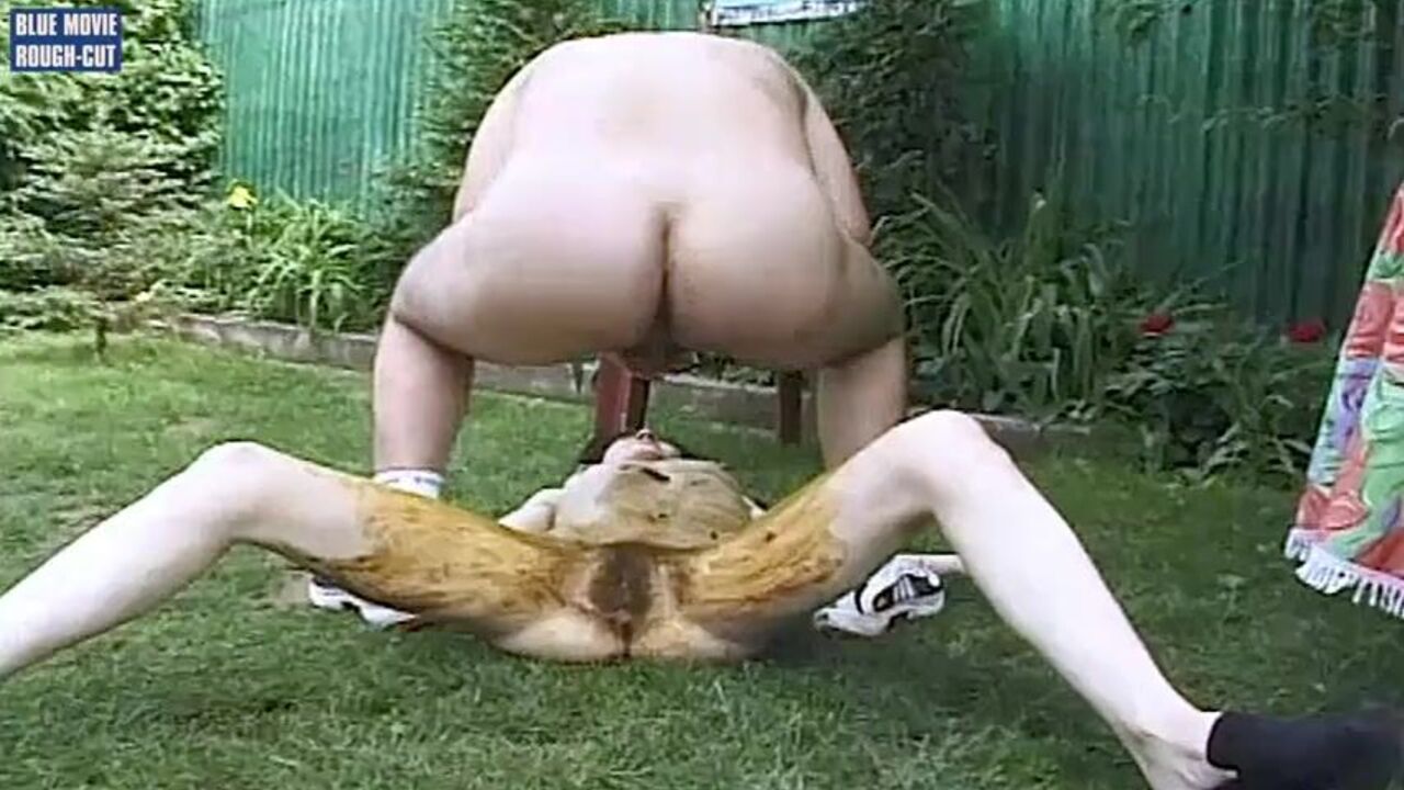 Summer Shitty gets a messy garden turd treatment while getting drenched in piss