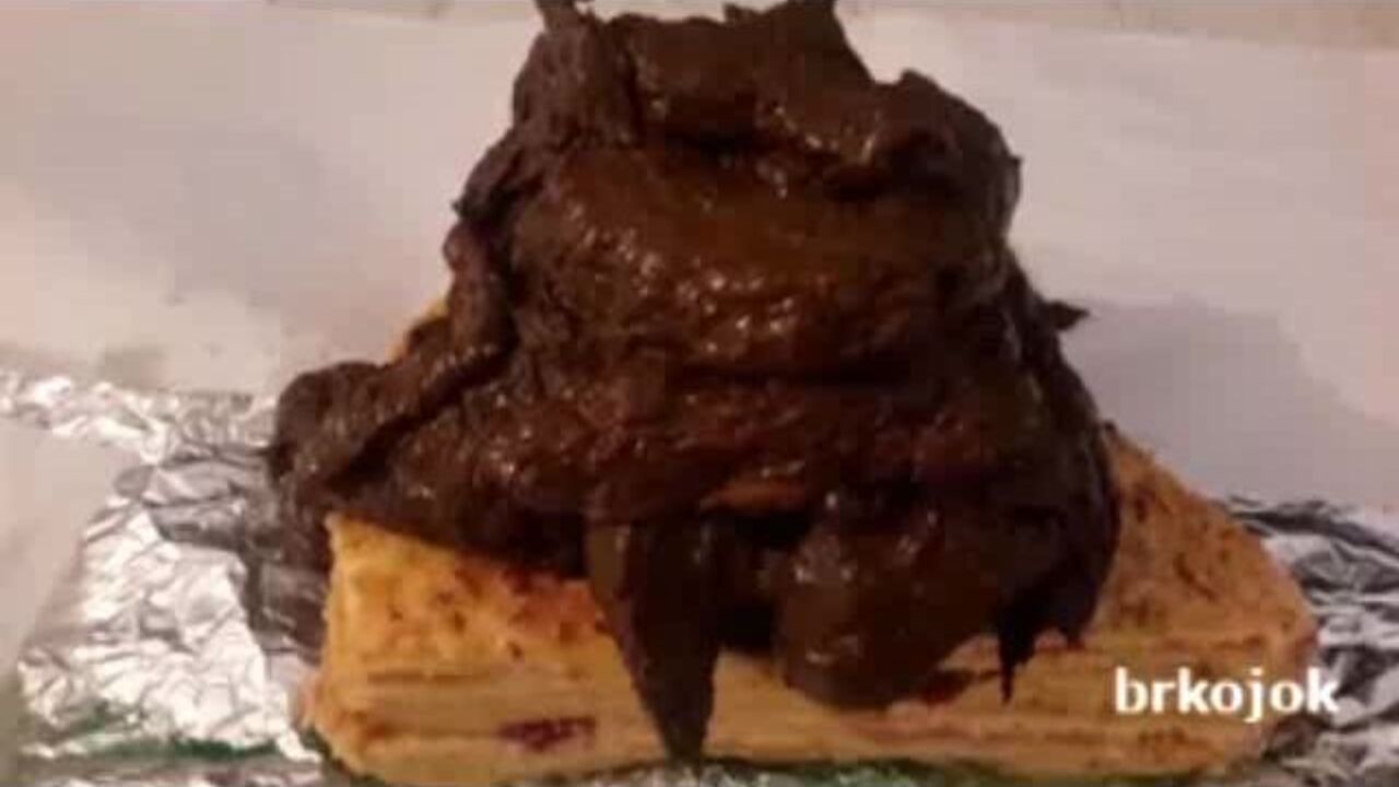 Enjoy your meal, slave, as you get pounded hard in a scat porn video