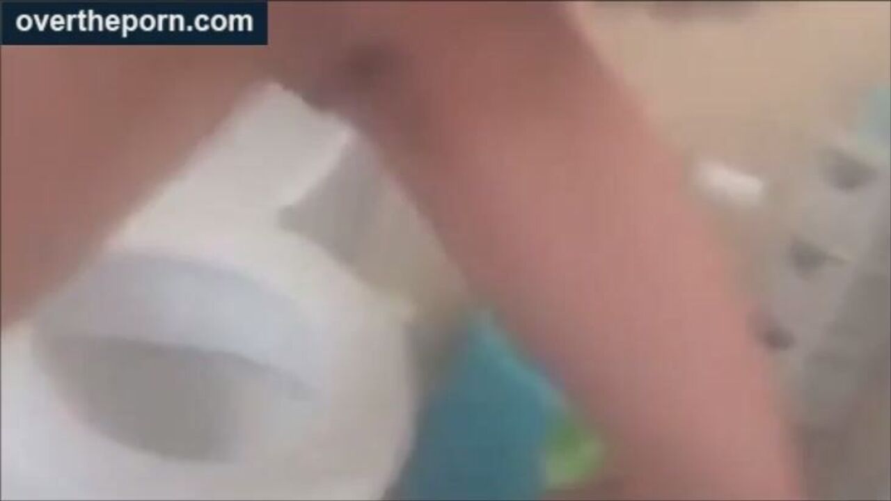 Watch this naughty teen get a good dicking in the toilet and a sticky load to show for it