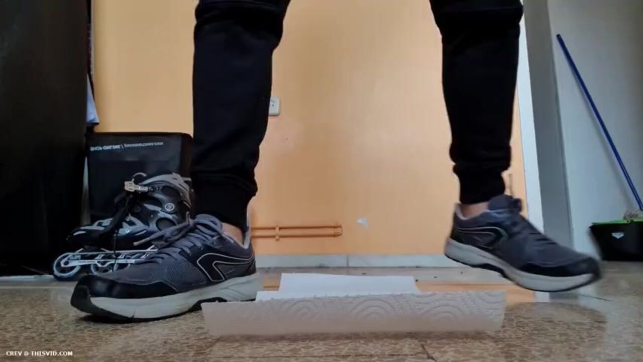 Watch as skater boy shits on the floor after a long day - a group of guys with a variety of genders and ages.