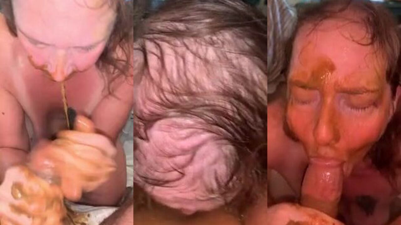 BBC slut gets her asshole licked & mouth filled with warm, sticky cum