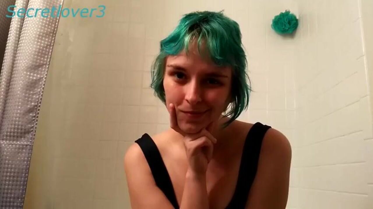 Get off to this kinky amateur's scat and masturbation show