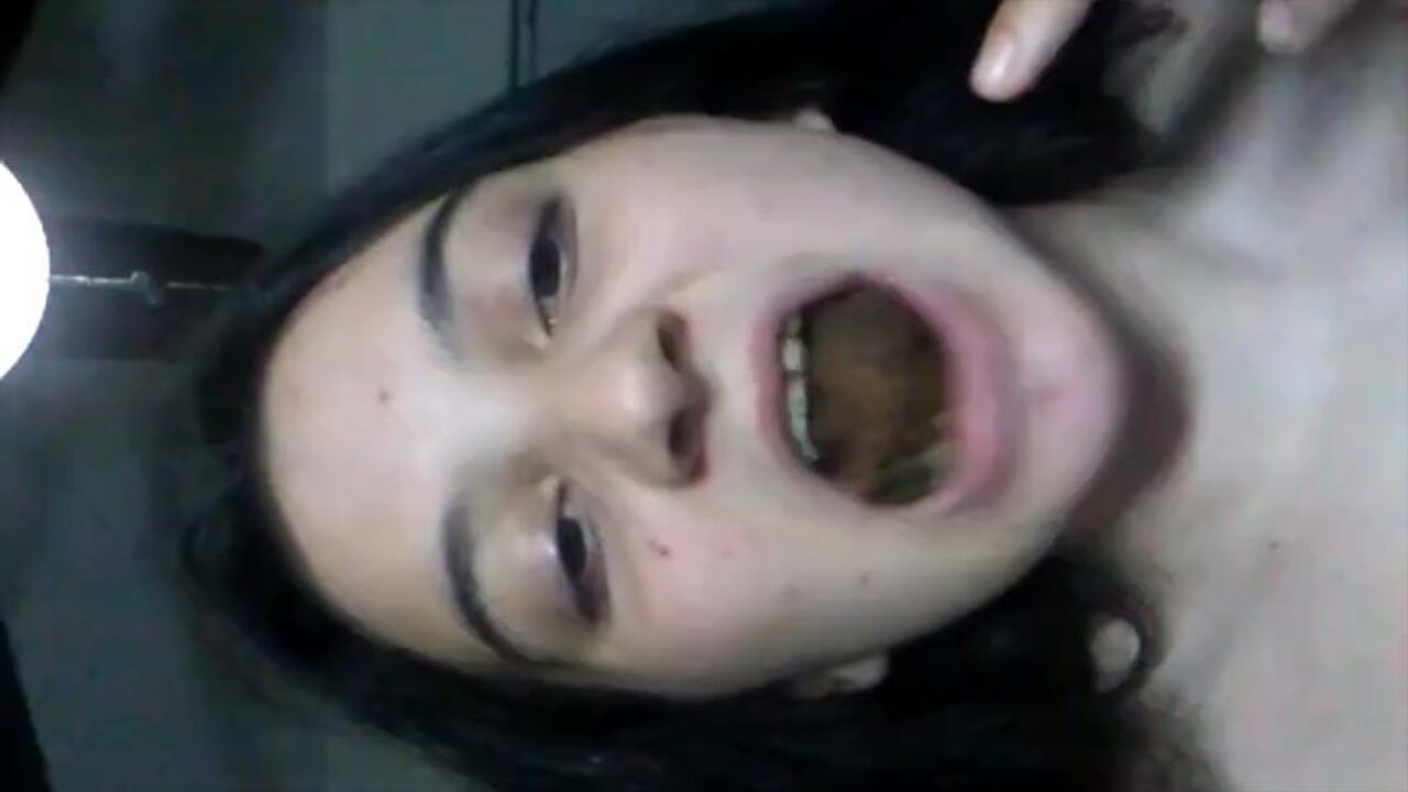 Watch this teen scat porn slut swallow every last drop of her own filth