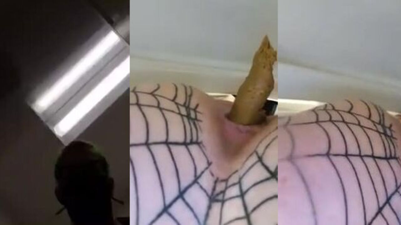 Watch this filthy scat porn video featuring a scatty babe getting her pussy pounded and shitting all over it