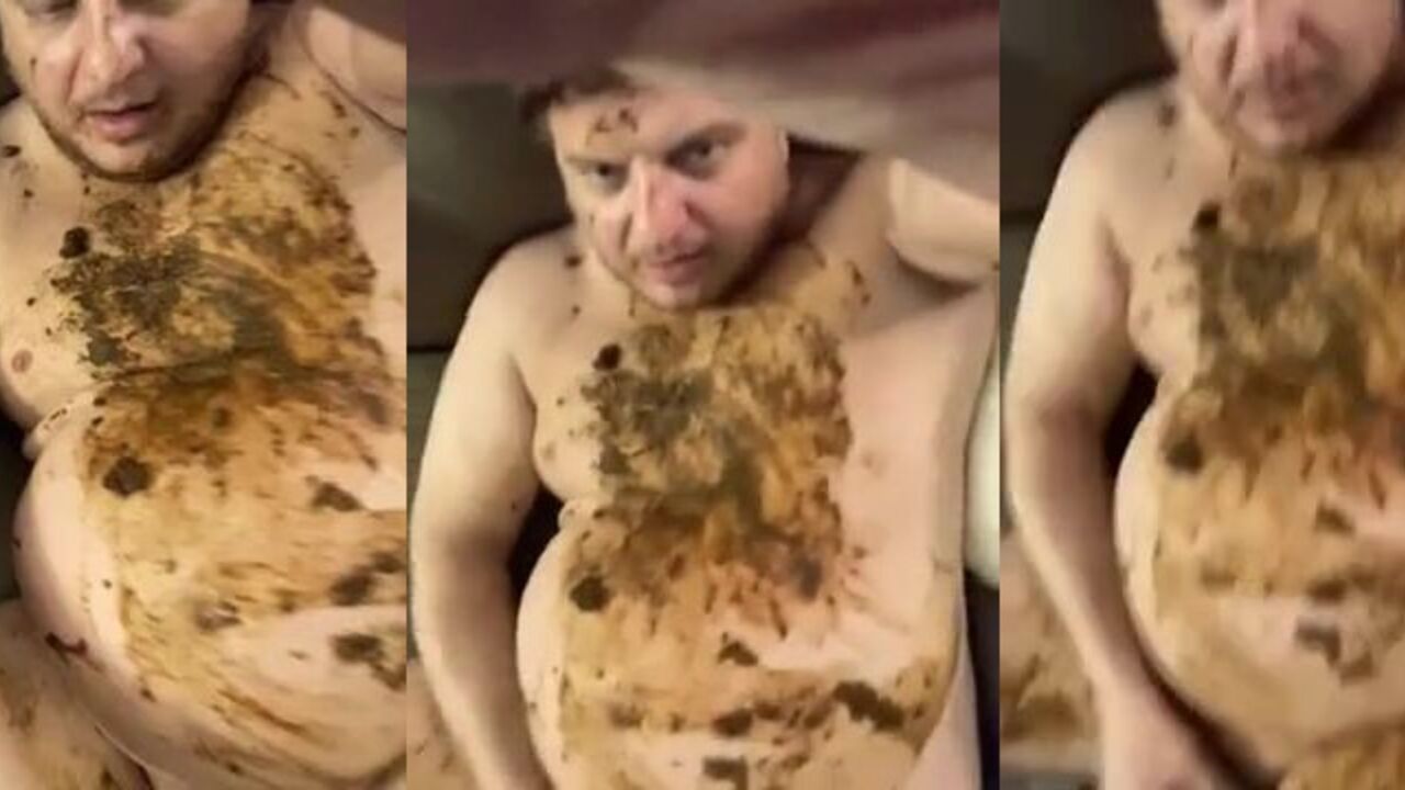 Watch this slutty scat addict get down and dirty with your cock