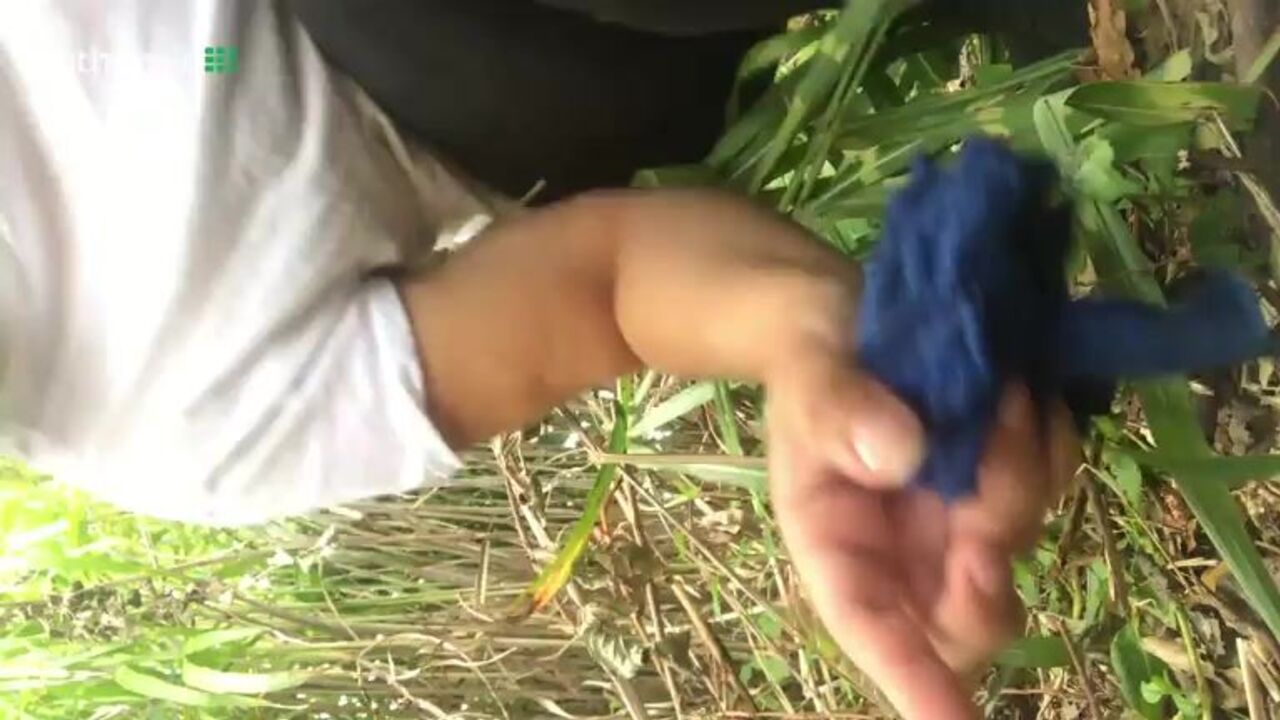 Watch this dirty porn video of a scatty babe getting her panties ripped and splattered with pee