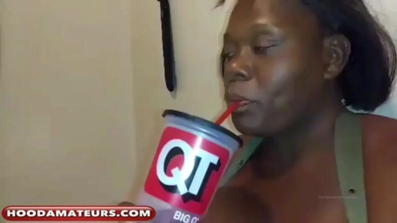 Get ready to swallow your own load after a wild throat fuck fest with a ghetto hoe