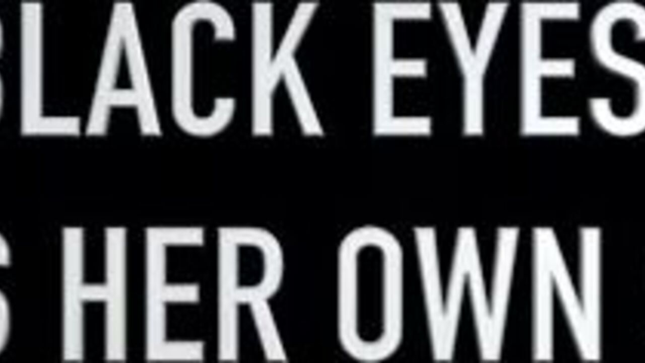 Black-eyed Catwoman gets down and dirty with her own filth