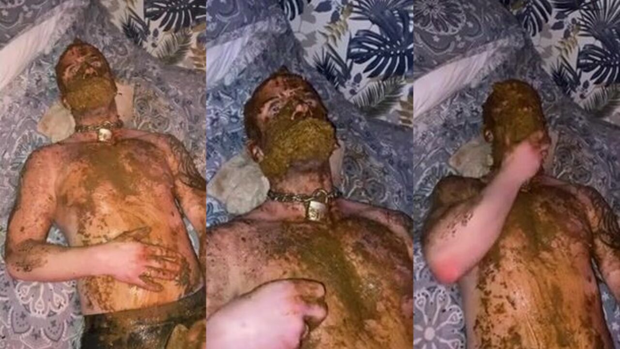 Watch this filthy addict go wild with her scat fetish