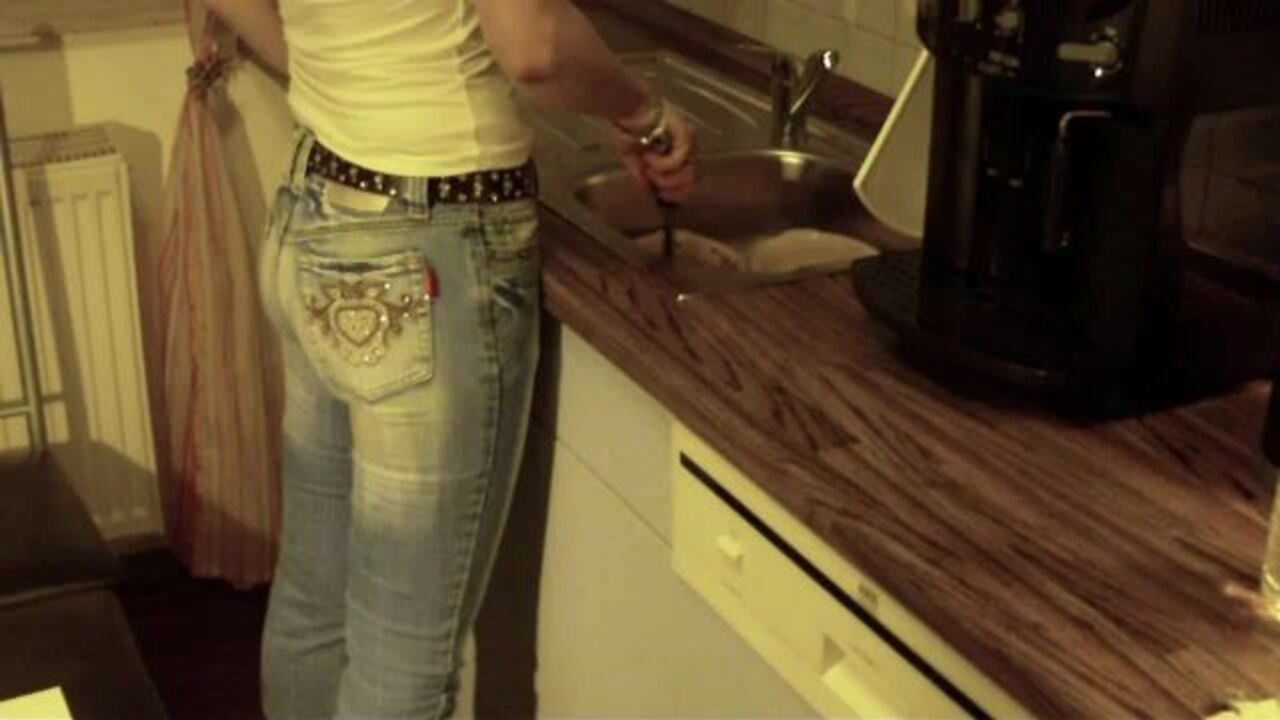 Watch as a massive schlong takes a dump on a helpless slut