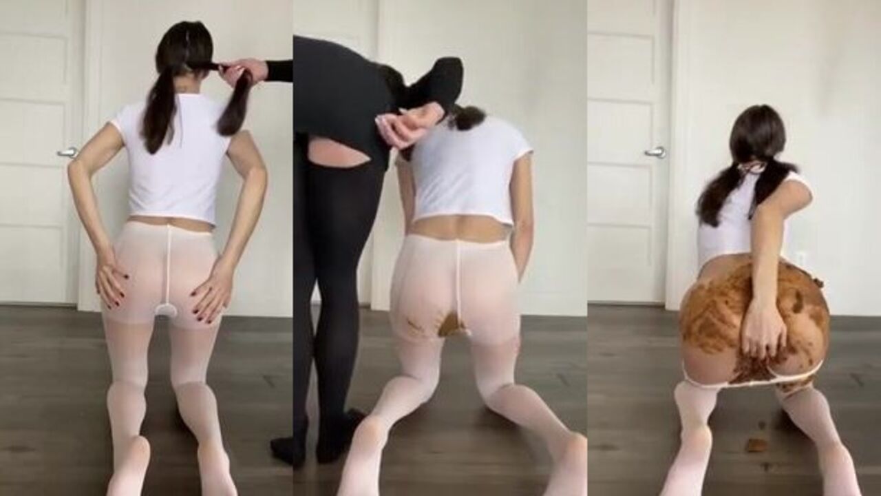 Watch this kinky cutie get her scat wet and dirty in this scat porn video