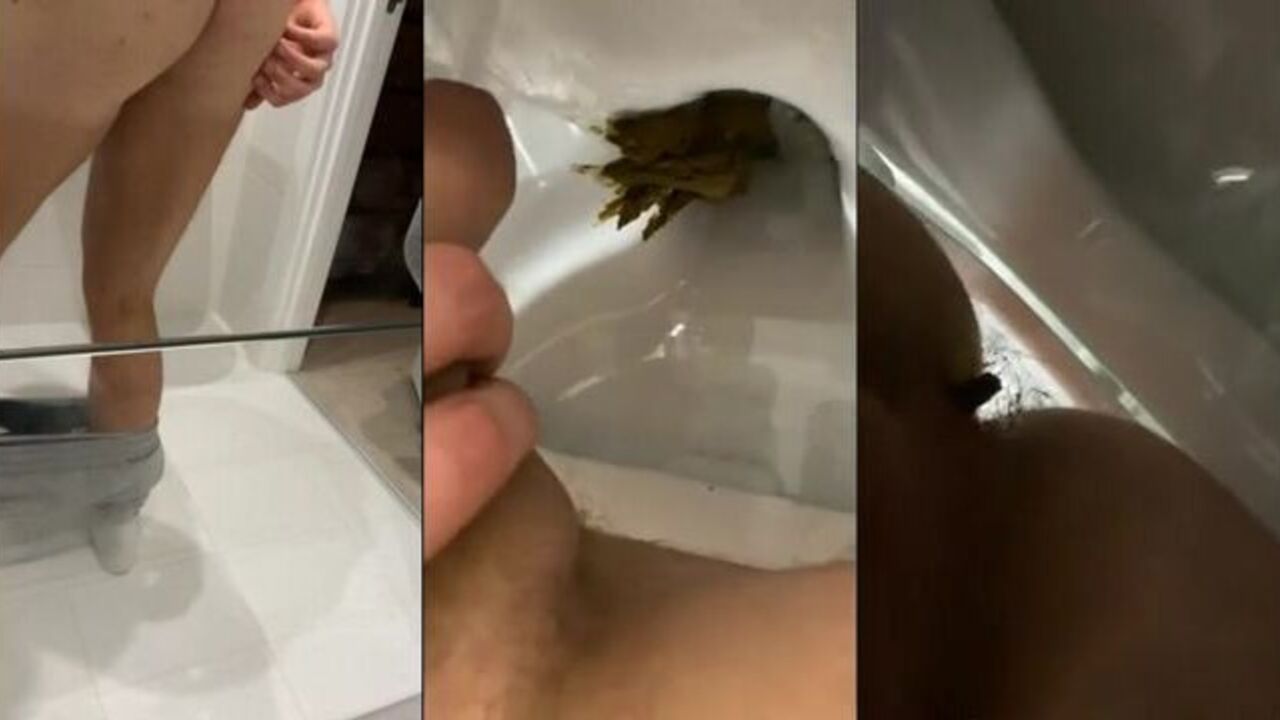 Watch this Alpha Man take a wild ride while he shits and poops solo