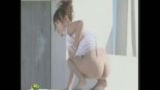 Asian Lady Pooping In Public
