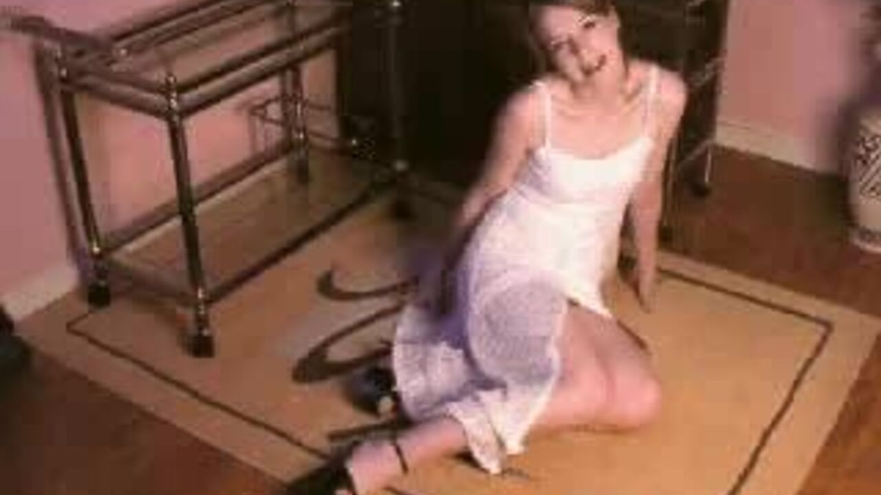 Lucy begs for her own scat to be stuffed with her own jizz