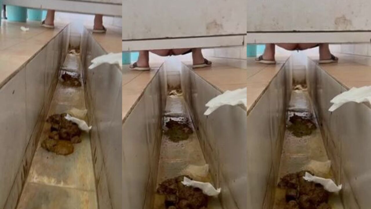 Watch this Chinese toilet slave get diarrhea and scat in this hardcore toilet porn video