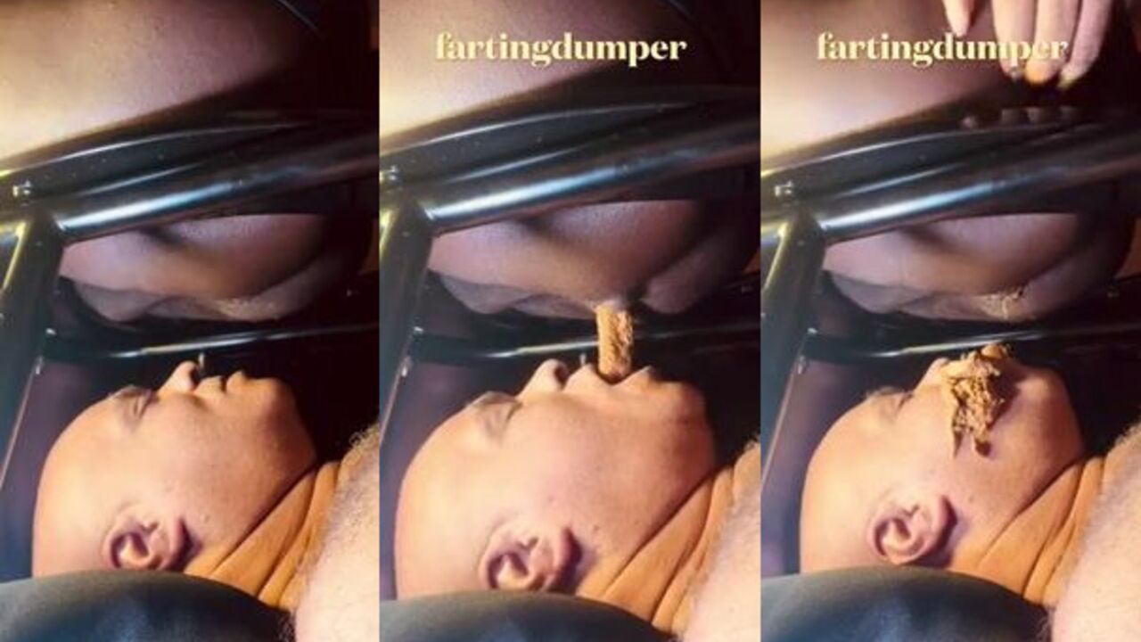 Watch this black stud load up on a scat load while taking care of his human toilet