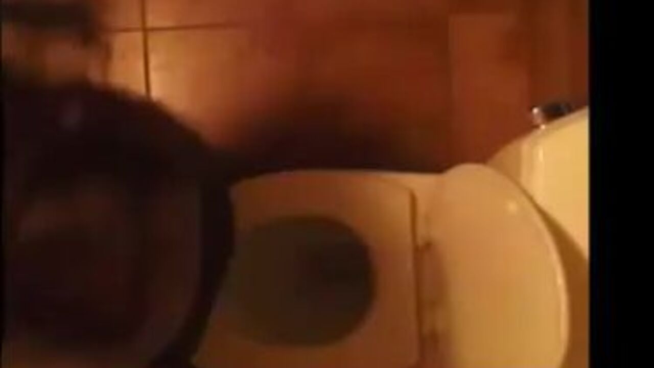 Sexy voyeur girl gets a hot load of her own