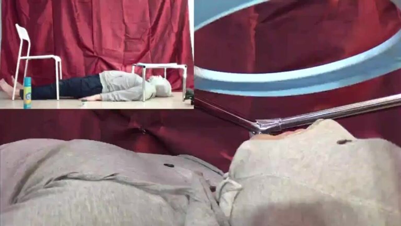 Get a foot massage from this slutty scat slave and eat her shitting ass