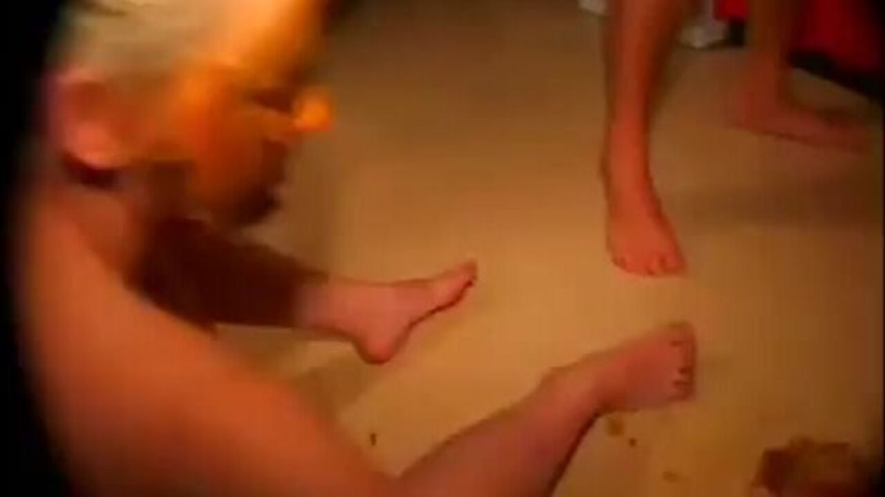 Bea Sucks Two Shitty Cocks and Gags on them like a filthy slut