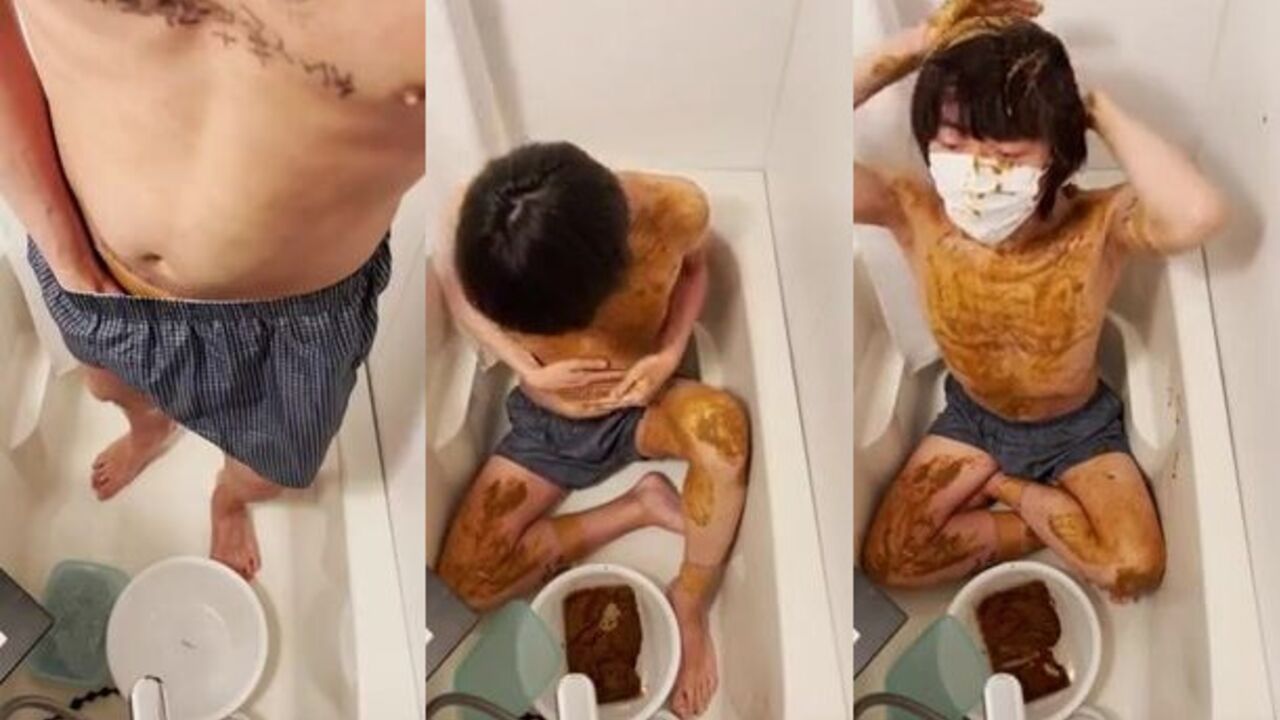 Part 1 of Asian guy's second scat video - the best of it all!