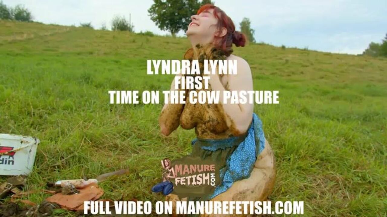 Lyndra-Lynn's first time in cow-shit: The scat video of Lyndra-Lynn's first time in the wild