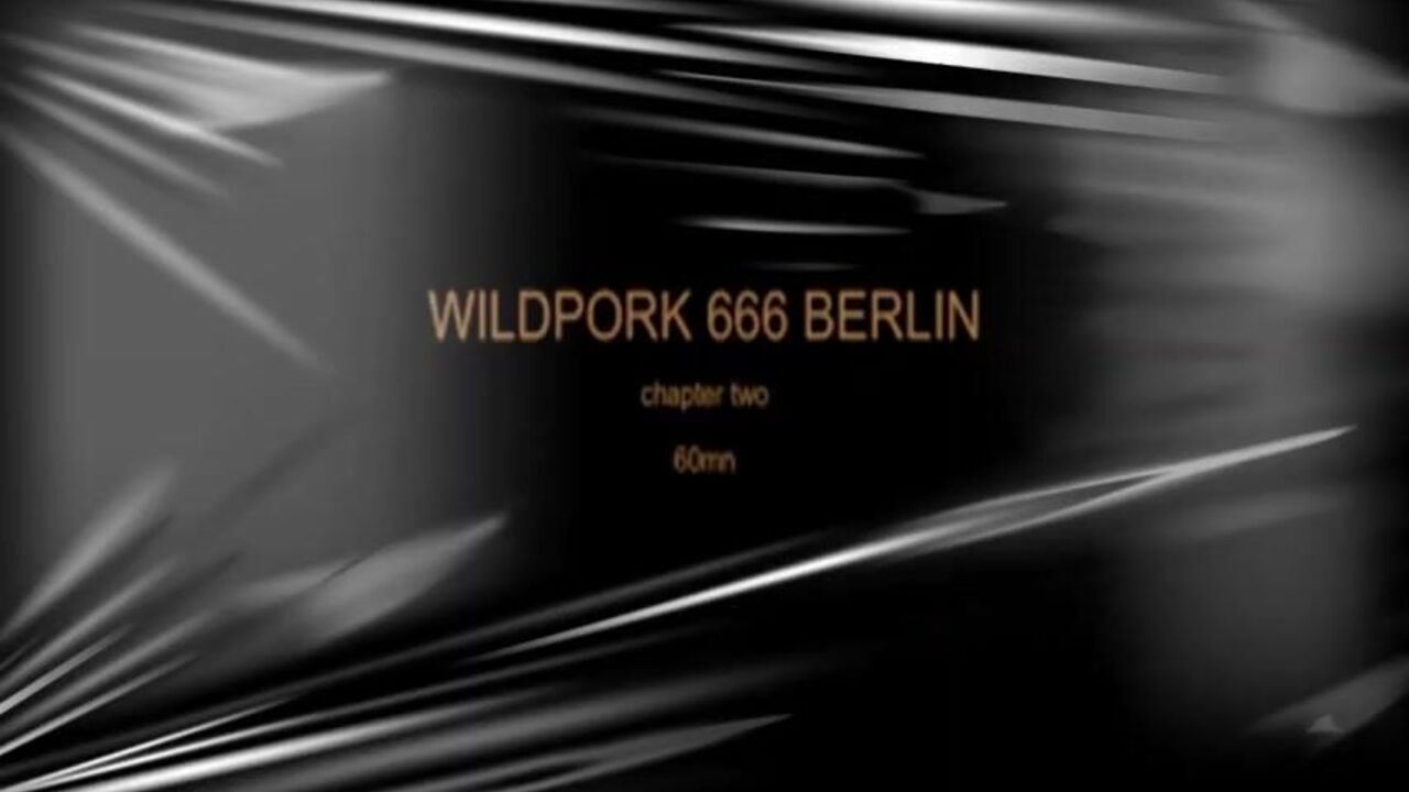 Watch as wildpork 666 goes wild in Berlin with scat parties and scat eating