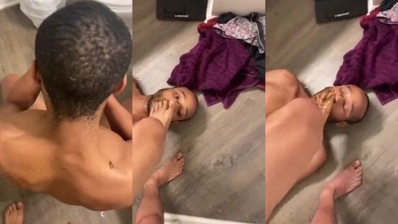 Hot foot play with scatting and feeding action for your viewing pleasure