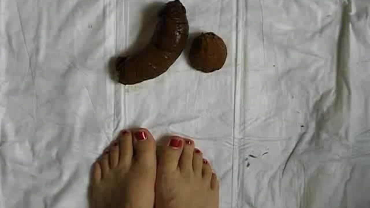 Lo, scat girl begs for more in this filthy video of her getting fucked hard