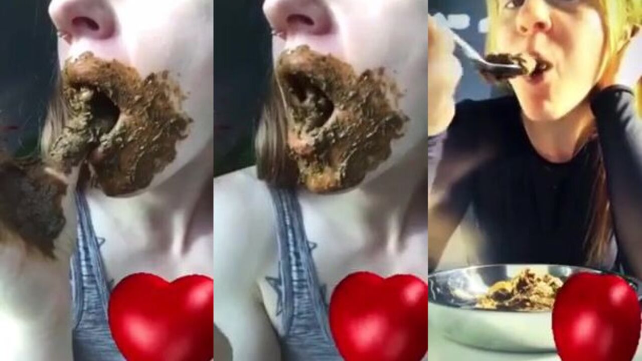 Watch these filthy babes devour and lick each other's scat-filled pussies in a messy compilation