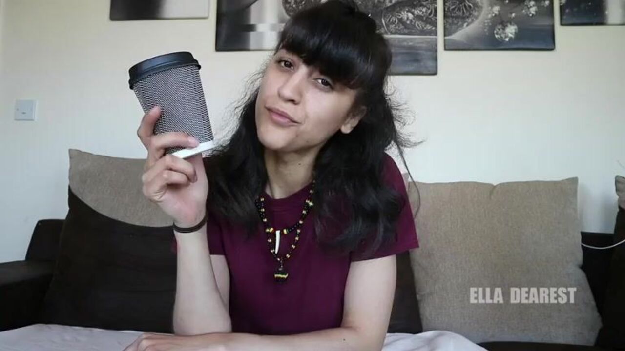 Latte makes me pooped out with her filthy scat play