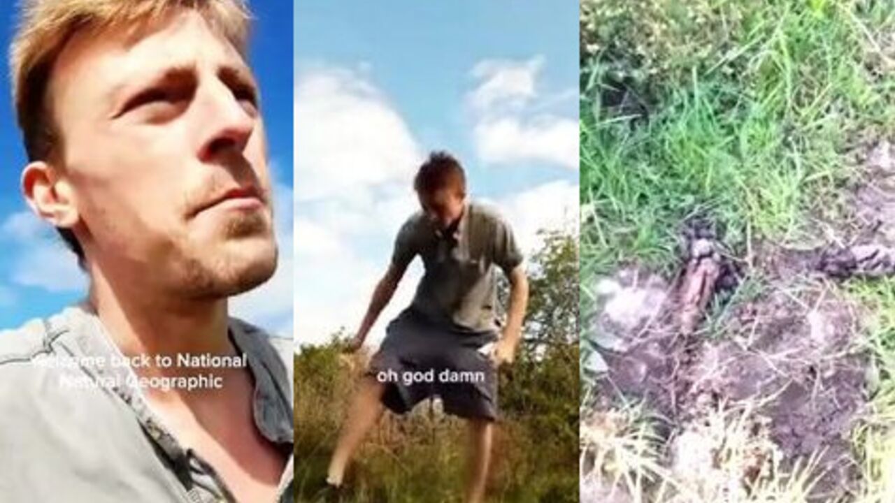 Hot Irish slut scatters her load in the open air while squatting and taking a load out