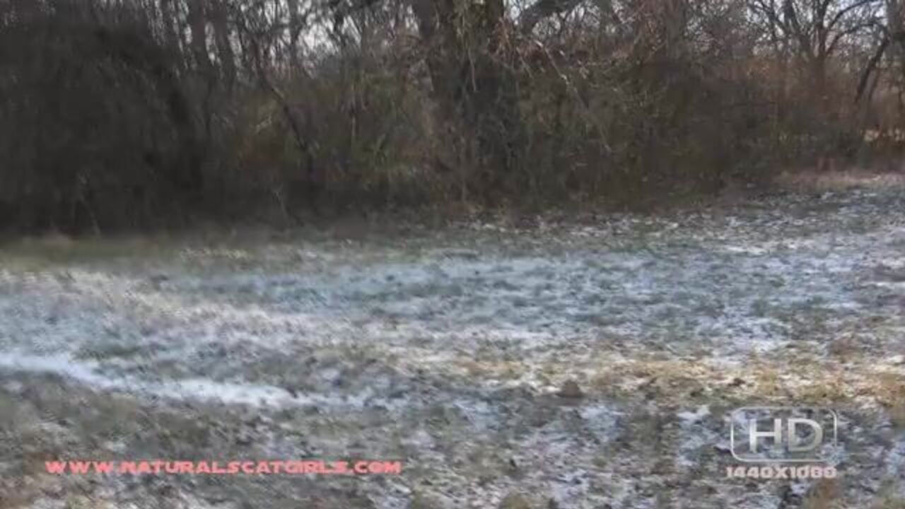 Frosty morning: Poop-on-a-Frosty-ourge: The ultimate scat porn video