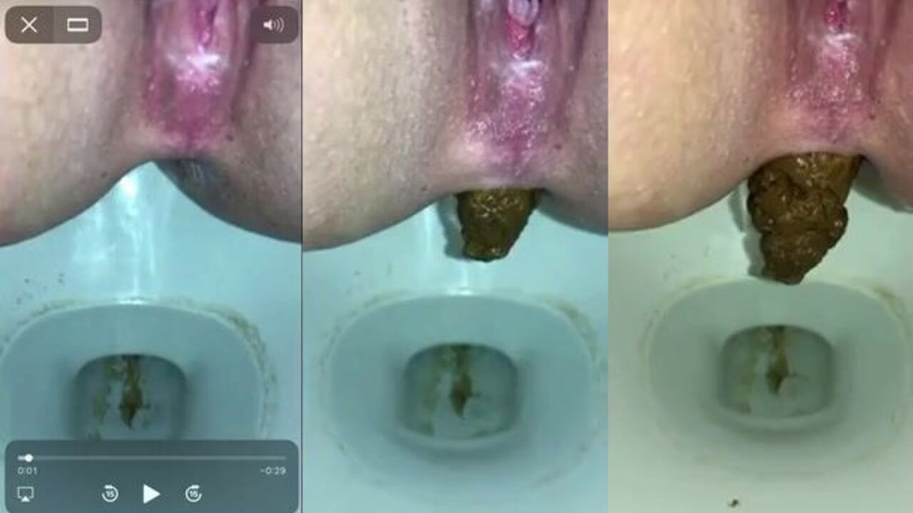 Get ready for a wild ride as your favorite scat goddess gets hard pooped in the toilet