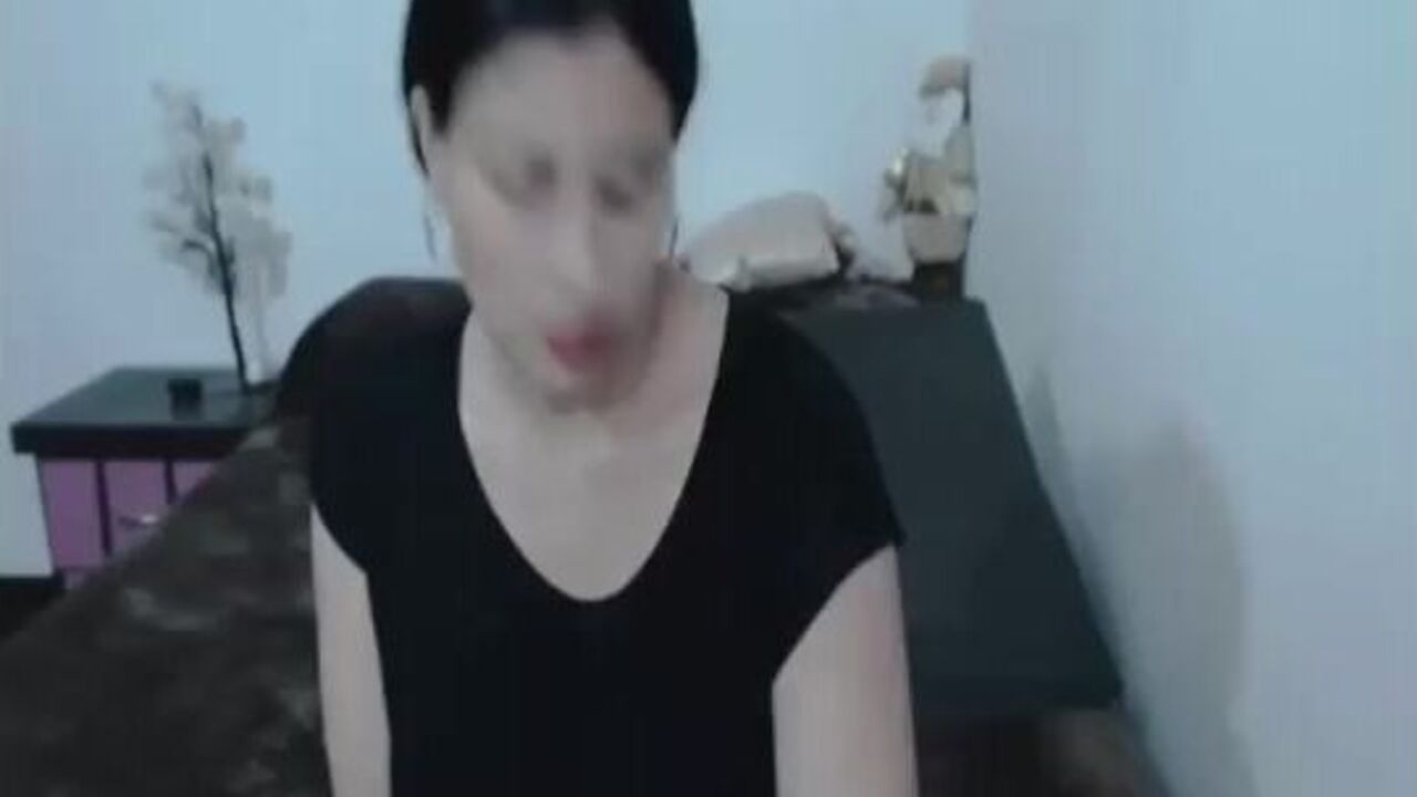 Girl eats her asshole with dirty anal beads like a pro