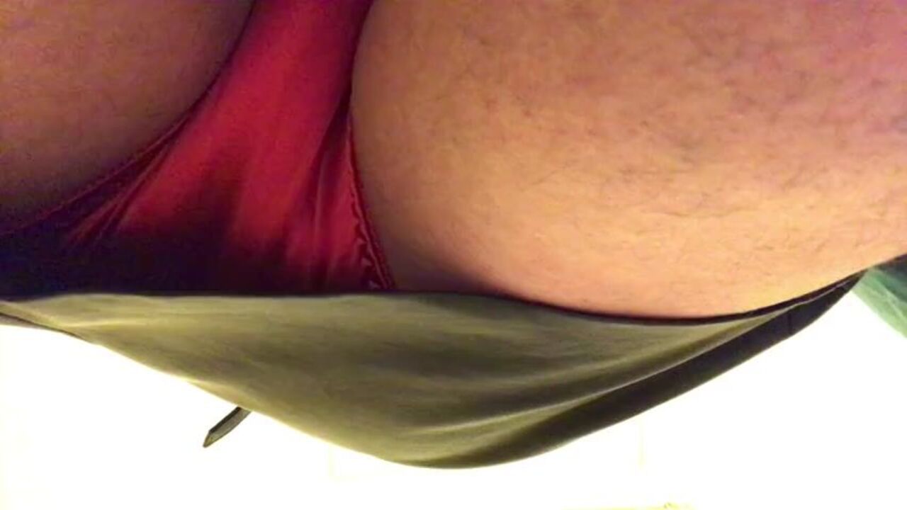 Upskirt view of my dirty panties: scat porn and panties galore!
